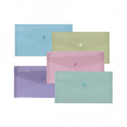 Snopake 15908 ReBorn Recycled DL Polyfile [Pack of 5]