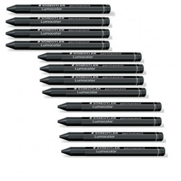 Staedtler Omnigraph Crayon Black [Pack of 12]