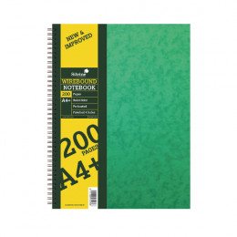 Silvine Spiral Notebook A4 96 Leaf Feint Ruled [Pack of 6]