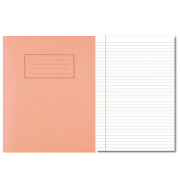 Silvine 9x7 Inch Exercise Books 5mm Square Orange [Pack of 10]