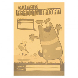 Silvine Reading Record Children A5 Yellow [Pack of 25]