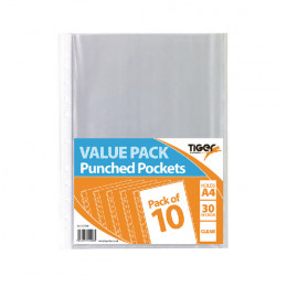 A4 Punched Pockets 30 Micron [Pack of 200]