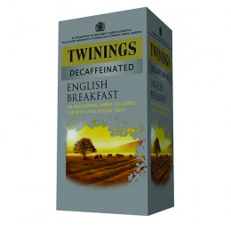 Twinings English Breakfast Decaffeinated Envelopes Tea Bags [Pack of 20]