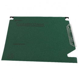CrystalFile Lateral Files 330mm Green [Pack of 50]