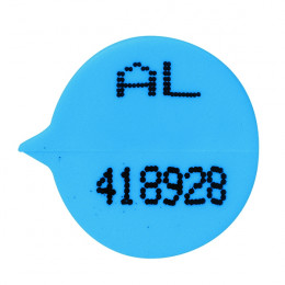 GoSecure Numbered Round Seal Blue [Pack of 500]