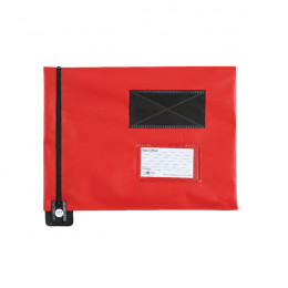GoSecure Flat Mail Pouch Red 286x336mm