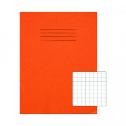 Rhino Exercise Book 10mm Square 80 Pages 9x7 Inch Orange [Pack of 100]