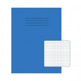 Rhino Exercise Book 5mm Square 9x7 Light Blue [Pack of 100]