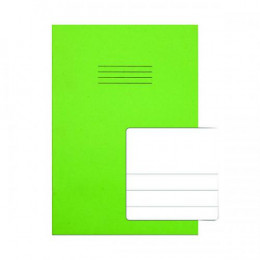 Rhino Exercise Book 15mm and Plain 64 Pages A4 Green [Pack of 50]