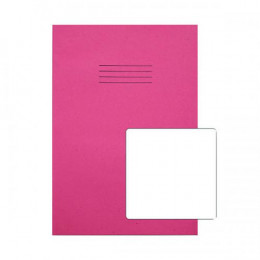 Rhino Exercise Book Plain 80 Pages A4 Pink [Pack of 50]