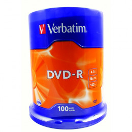 Verbatim DVD-R 16x [Spindle of 100]