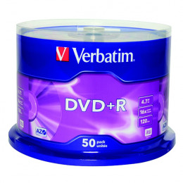 Verbatim DVD+R 16x [Spindle of 50]
