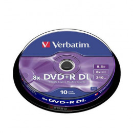Verbatim DVD+R 8x Dual Layer [Spindle of 10]