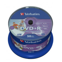 Verbatim DVD+R 16x 4.7Gb Spindle [Pack of 50]