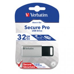 Verbatim Secure Pro USB Flash Drive 32Gb
