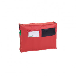 Versapak Mail Pouch with Gussett 355x250x75mm Small Red