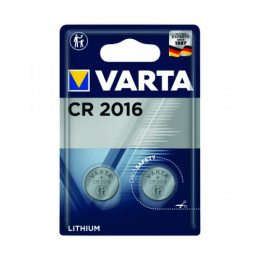 Varta CR2016 Lithium Coin Cell Battery [Pack of 2]