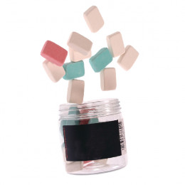 Pencil Eraser Assorted [Tub of 25]