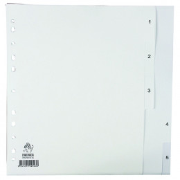 Index A4 1-5 Polypropylene White
