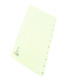 Index A4 1-10 Polypropylene White