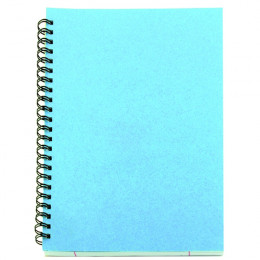 A5 Spiral Pad 80 Leaf Blue [Pack of 12]