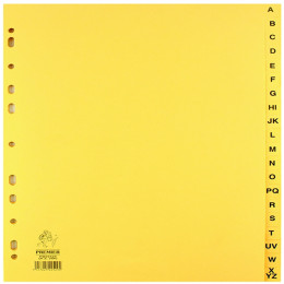 Index A4 A-Z 20 Part Buff