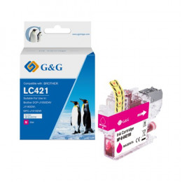 Value Compatible Brother LC421m Magenta Ink Cartridge 6.5ml Dye Ink 200 Pages