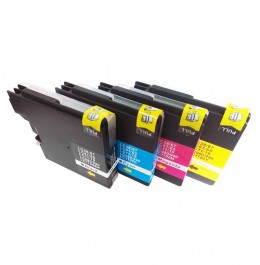 Value Compatible Brother LC1100 Multipack 4 Ink Cartridges [LC1100BK/C/M/Y]