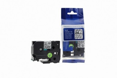Value Compatible Brother P-Touch TZE-151 Labelling Tape Cassette Black on Clear also for TZ-151