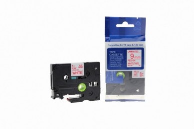 Value Compatible Brother P Touch TZE-222 (YT-222) Labelling Tape Cassette Red on White also for TZ-222