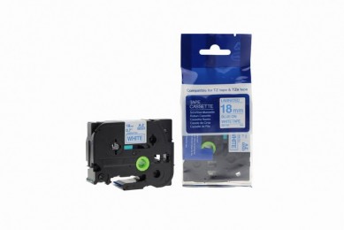 Value Compatible Brother P-Touch TZE-243 Labelling Tape Cassette Blue on White also for TZ-243