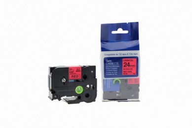 Value Compatible Brother P-Touch TZE-451 Labelling Tape Cassette Black on Red also for TZ-451