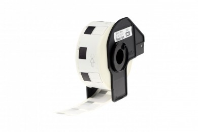 Value Compatible Brother DK-11221 Square White Paper Labels Roll of 1000