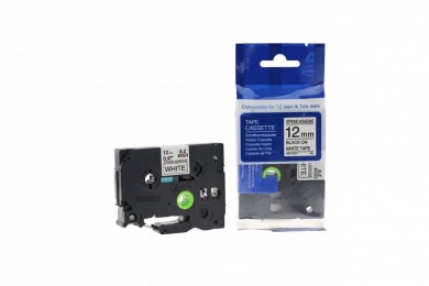 Value Compatible Brother P-Touch TZE-S231 Labelling Tape Cassette Black on White also for TZ-S231 Strong Adhesive