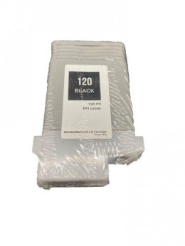Value Remanufactured Canon PFI-120BK Black Ink Cartridge