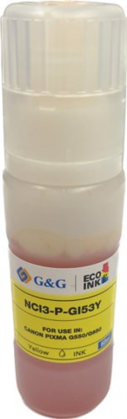 Value Compatible Canon GI-53Y Yellow Ink Bottle 4681C001
