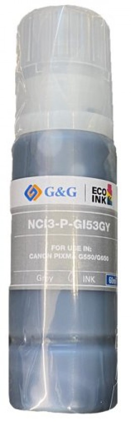Value Compatible Canon GI-53GY Grey Ink Bottle 4708C001