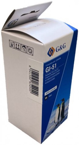 Value Compatible Canon GI-51PGBK Black Ink Bottle 4529C001 140ml Ink 6000 Pages
