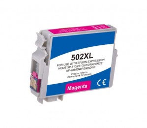 Value Compatible Epson 502XLM High Capacity Magenta Ink Cartridge C13T02W34010