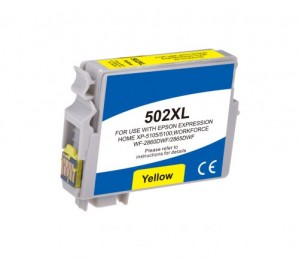 Value Compatible Epson 502XLY High Capacity Yellow Ink Cartridge C13T02W44010