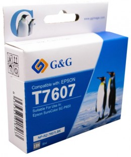 Value Compatible Epson T7607 Light Black Wide Format Ink Cartridge C13T760740