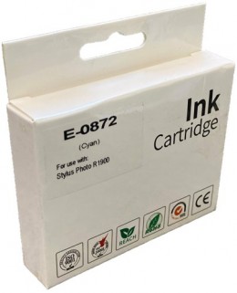 Value Compatible Epson T0872 Cyan Ink T08724010