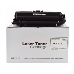 Value Remanufactured HP M651 CF330X High Yield Black Toner also for 654X
