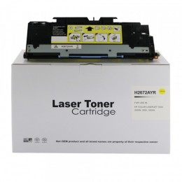 Value Remanufactured HP Laserjet 3500 Yellow Toner Cartridge Q2672A