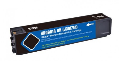 Value Remanufactured HP 981A Black Ink Cartridge J3M71A HP 981A