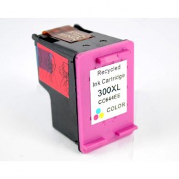 Value Remanufactured HP Deskjet D2530 Colour Ink Cartridge CC644EE No 300XL