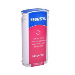 Value Remanufactured HP 727m Magenta Wide Format Ink Cartridge B3P20A