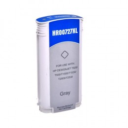 Value Remanufactured HP 727GY Grey Wide Format Ink Cartridge B3P24A
