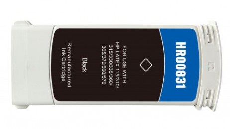 Value Remanufactured HP 831 Black Latex Wide Format Ink Cartridge CZ694A HP 831