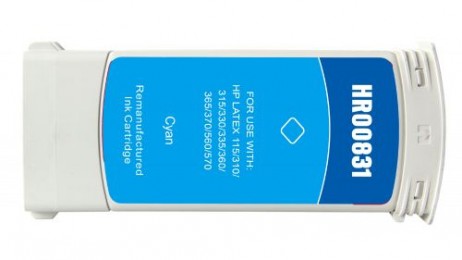 Value Remanufactured HP 831 Cyan Latex Wide Format Ink Cartridge CZ695A HP 831